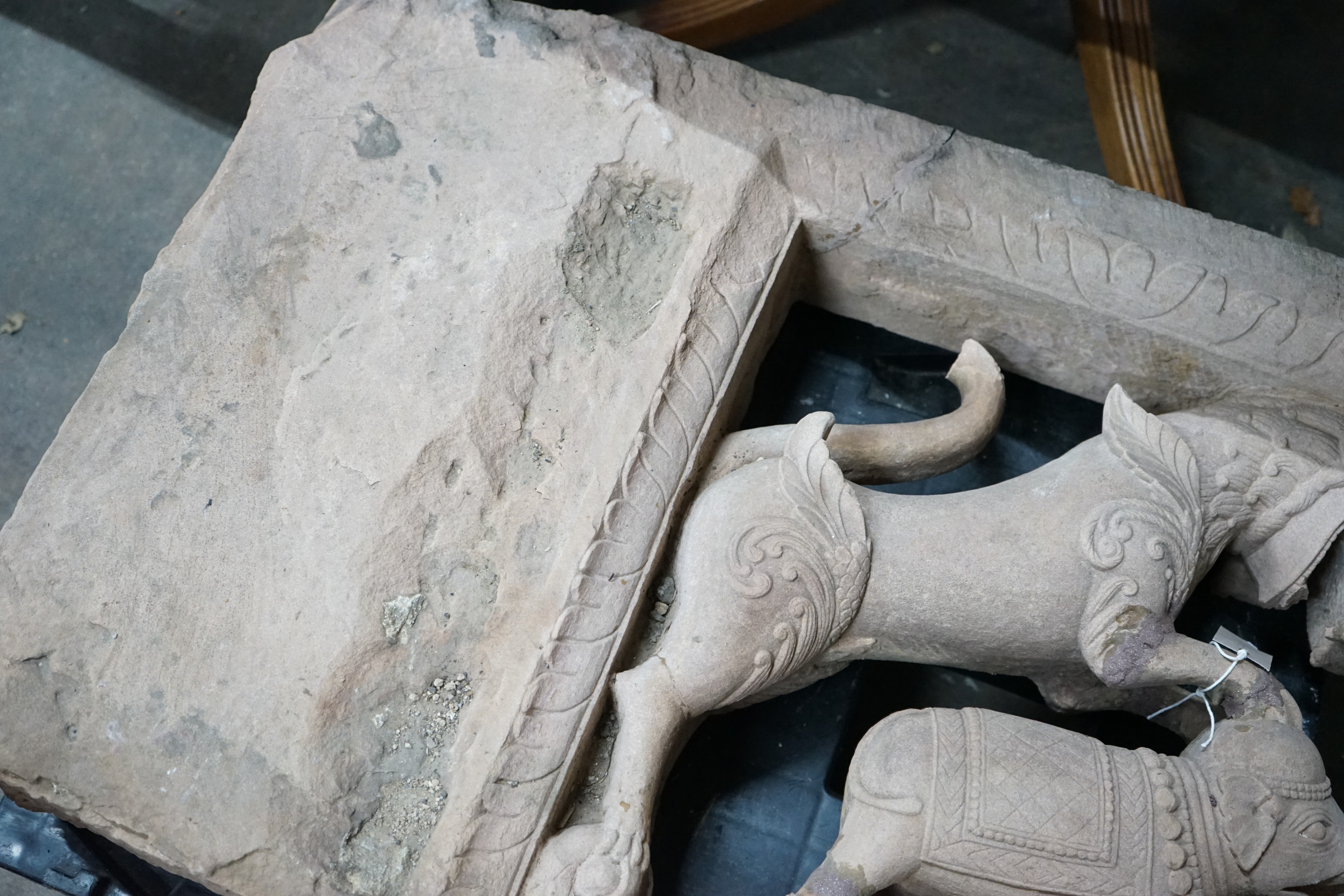 A South Asian stone carving, height 78cm